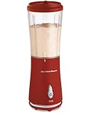 Hamilton Beach 51101R Single-Serve Blender with Travel Lid, Red
