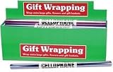 Darice Cellophane Wrap 20 Wide 5 Foot Roll 24 Piece Display Assorted Colors 1302-27