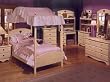 Twin Poster Bed w/ Rails