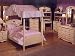 Twin Poster Bed w/ Rails