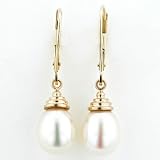 14-Karat Yellow Gold Cultured Freshwater Pearl Earrings