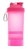 from Smartshake Smartshake Drinks Bottle with 2 Storage Compartments, All Pink Edition Model SSAP