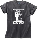 GAME OVER Married T-shirt - Smoke Color