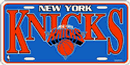 New York Knicks License Plate