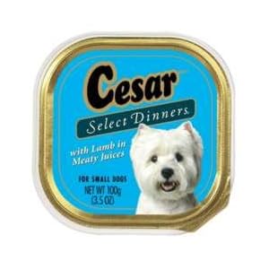 Cesar Select Dinners with Lamb in Meaty Juices