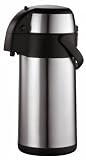 Zoom Produkt-Bild: Isolierkanne Airpot, Inhalt ca. 5 Liter, aus Edelstahl, rostfrei