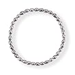 Silver Bead Candy Cultured Pearl Stretch Bracelet, Lavender