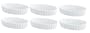 HIC Porcelain 5-by-1-Inch Oval Cr�me Brulee Dish, Set of Six