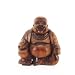 Happy Buddha wooden wood Feng Shui 12cm