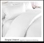 1200 Thread Count King / Cal-King Size 3pc Duvet Cover Set 100% Egyptian Cotton 1200 TC Solid White