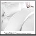 1200 Thread Count King / Cal-King Size 3pc Duvet Cover Set 100% Egyptian Cotton 1200 TC Solid White