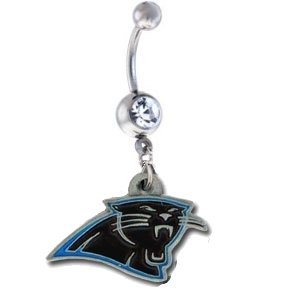 Carolina Panthers NFL Sexy Belly Navel Ring