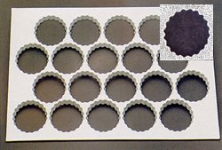 Thermo Cookie Cutting Sheet 3-9/16″ Rosette 20/Sheet