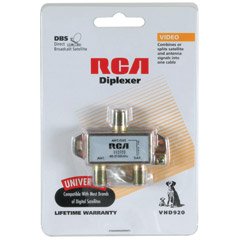 RCA Antenna Satellite Diplexer Splitter