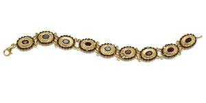 Gioie Women's Bracelet in White 18k Gold with White Cubic Zirconia, Cm 37, 66 Grams
