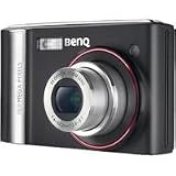 BenQ DC E1000 - Appareil photo numerique - Compact - 10.0 Mpix - zoom optique : 3 x - memoire prise en charge : SD, Carte memoire SDHC - noir