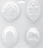 Soapsations 8 Inch x9 Inch Soap Mold - Cameo