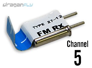 31DEodRs8tL Receiver Crystal Channel 5 for Vortex and Vortex Extreme RC Airplanes 27 MHz