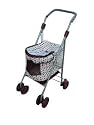 Deluxe Pet Stroller/Carrier Brown