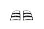 Auto Ventshade 36702 Slots Horizontal Slot Taillight Cover - 2 Piece
