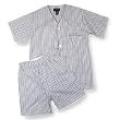 Botany Big Man Short Sleeve, Knee Length Broadcloth Print Pajama 7c5-719