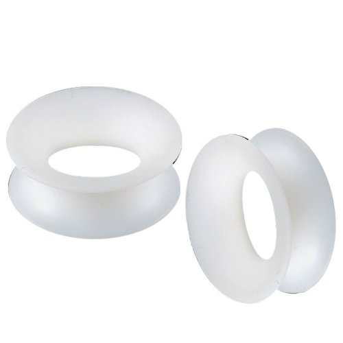 bodyjewellery Sili-DBF-SI_04-WH-26mm