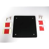 Dashboard Removable Adhesive Disk Plate for Garmin Nuvi, StreetPilot series Navigator, eTrex, Mio GPS, Magellan Roadmate, Maestro, TomTom One XL, Lowrance, Blackberry, Smartphone, iPod, iPhone Suction Cup Mount Bracket with 3M residue free adhesive pads and four screws - More versatile than Garmin 010-10646-01