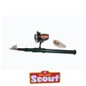 Scout Telescope Angelset ca. 165cm Länge - Sportangel - Kinderangel - Anfängerangel / kleine Angel