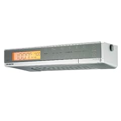 Sangean UCR-100 Uhrenradio (UKW Tuner, LCD) silber