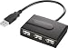 4 Port USB Hub ~ High Speed 2.0 (480Mbps) ~ 1.1 & 1.0 Compliant ~ Bus Powered (No Power Adapter Needed) ~ Drivers Supplier for Windows 98SE (no drivers needed for later versions)