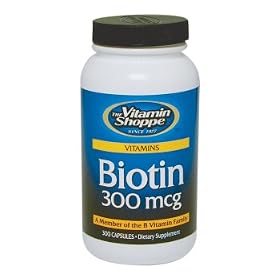 Vitamin Shoppe - Biotin, 300 mcg