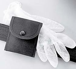Cordura Single Latex Glove Pouch Black Latex Glove Pouch, Black