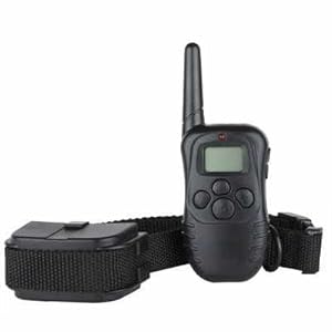 Hot Spot® Rechargeable Wireless LCD digital dog Training Shock and Bark collar with 100LV of Shock and Vibration, Remote Control