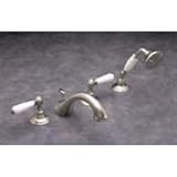 Tub Set W Handshower by Rohl - A1464LC in Tuscan Brass