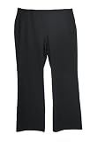 Style&co. Stretch Boot-Cut Pants Onyx Black XL
