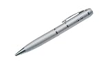 Executive Pen with Built-In USB Flash Memory Drive (8GB), Laser Pointer and LED Flash Light, Silver