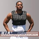 40lbs MIR Weight Fitness Training Weighted Vest (Plate Not Included)