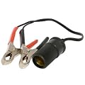 12v Accessory Socket With Battery Clamps Crocodile Clips