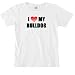 I Love My Bulldog Women's Cut T-Shirt
