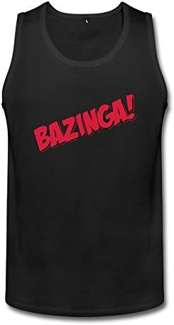 Tank Top Bazinga Black Male Cool S