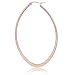 Areke Stainless Steel Oval Teardrop Hoop Earrings For Women,Hypoallergenic Huggie Rose Gold Black Silver