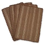 Alpaca wool placemats, 'Hillside' (set of 4)