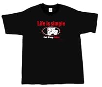 Life Is Simple - Poker T-Shirt