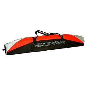 BRAND NEW BLIZZARD SKI BAG FOR 2 PAIRS 165cm RED/BLACK
