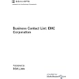 Business Contact List: EMC Corporation by SGA Lists