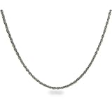 Eve's Addiction Mens Woven Rope Link Stainless Steel Chain