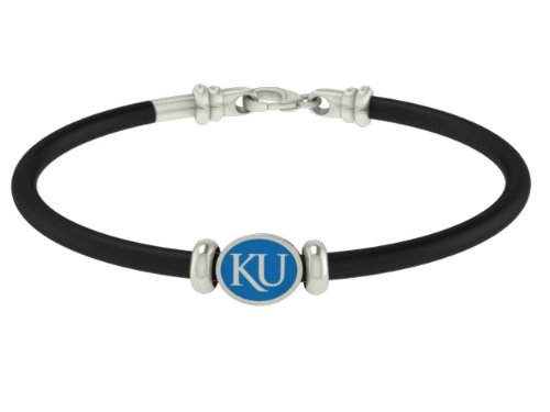 Kansas Jayhawks Rubber Bracelet