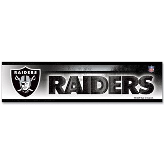 NFL Football Oakland Raiders Bumper Sticker (2-Pack)