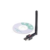 Suitable High-Gain Antenna 150Mbps 11 b/g/n Wireless USB 2.0 Dongle Adapter Network Adapter