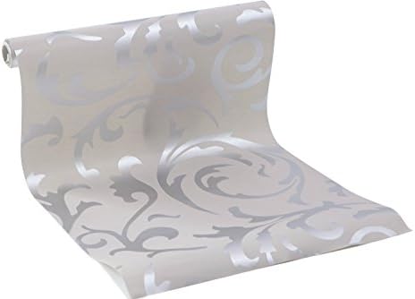 KRZER Emboss Textured Pattern Wallpaper Decal, 394 by 21-Inch